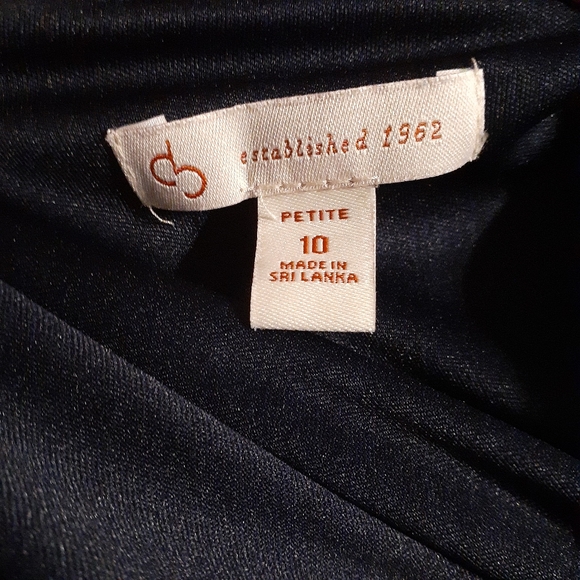 Blue jumpsuit size 10 petite brand CB - Picture 2 of 2